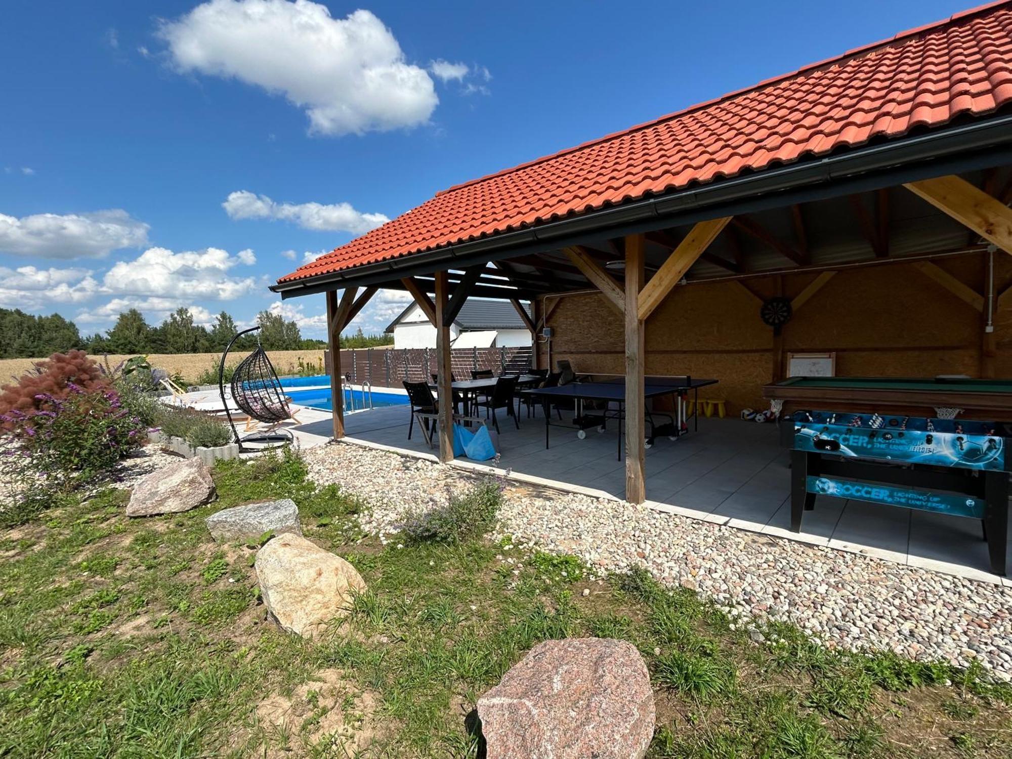 Koniec Swiata Dom 84M2 Z Balia Villa Mikołajki Exteriör bild